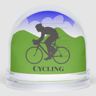 Cycling Sport Design Snow Globe