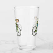Cycling Stickman Glas (Rechts)