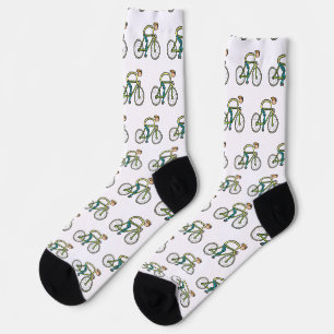 Cycling Stickman Sokken