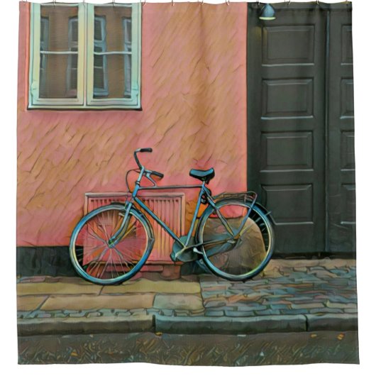 Cyclisch cadeautjes voor haar douchegordijn (Voorkant)