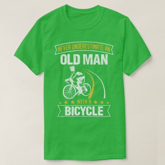 Cyclisch Cyclist Cadeaus voor mannen onderschatten T-shirt (Design voorkant)