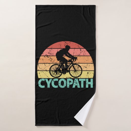 Cyclisme amusant Cycopath (Serviette de bain)