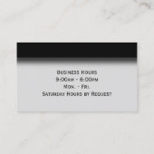 Cyclisme double côté avec Carte de visite Heures (Dos)