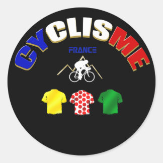 Cyclisme France Cycling Gift Ideeën Ronde Sticker