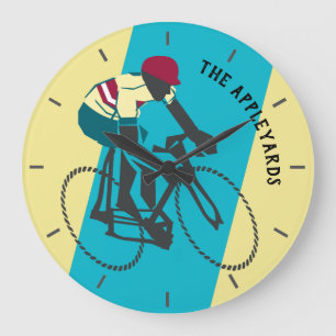 Cyclist #1 grote klok