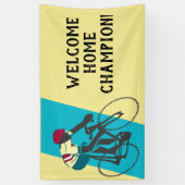 Cyclist #1 spandoek (Verticaal)