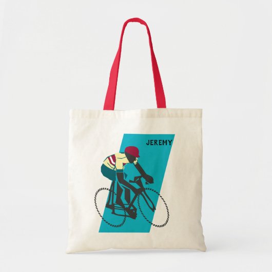 Cyclist #1 tote bag (Voorkant)