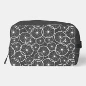 Cyclist Bicycle Wheel Pattern Monogram Toilettasje (Achterkant)