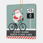 Cyclist Biking Holiday Keepomwille keramische sier Keramisch Ornament (Links)