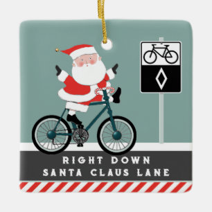 Cyclist Biking Holiday Keepomwille keramische sier Keramisch Ornament