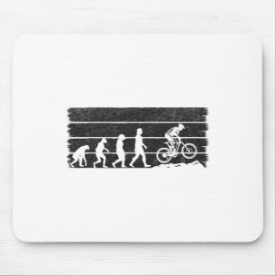 Cyclist Evolutie Mountainbiken Fiets Fietssport Muismat