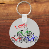Cyclist Gifts (fietsen) design Sleutelhanger (Voorkant)