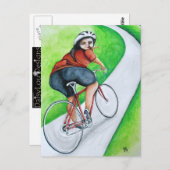 Cyclist - Kiss Goodbye Briefkaart (Voorkant / Achterkant)