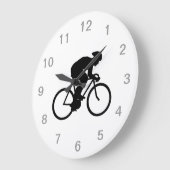 Cyclist Silhouette. Grote Klok (Hoek)