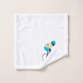 Cycliste de course #2 (Gant de toilette)