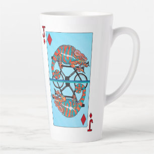 Cycliste de course grande latte Mug