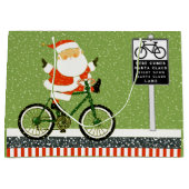 Cycliste Vacances Vacances Grand Cadeau Sac (Devant)