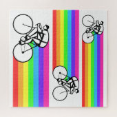 Cyclisten Legpuzzel (Horizontaal)