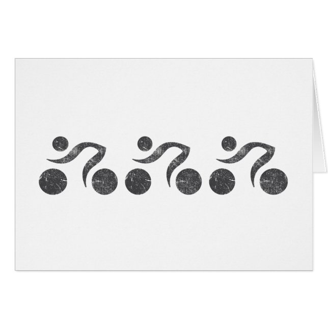 Cyclistes en gris (Devant horizontal)