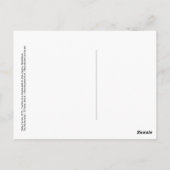 Cyclists op fietspad briefkaart (Achterkant)