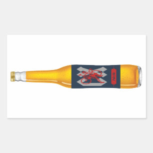 Cyclocross Beer Rechthoekige Sticker