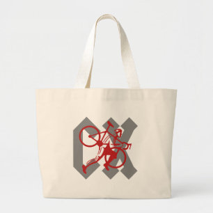 Cyclocross Grote Tote Bag