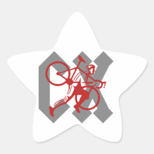 Cyclocross Ster Sticker
