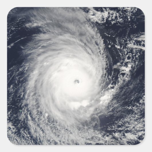 Cyclone Adeline-Juliet, westelijk Vierkante Sticker (Voorkant)