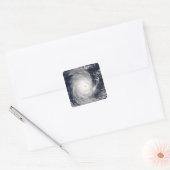 Cyclone Adeline-Juliet, westelijk Vierkante Sticker (Envelop)