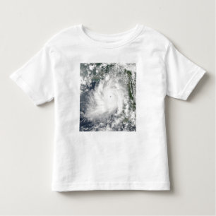 Cyclone Giri beweegt zich aan land over Birma Kinder Shirts