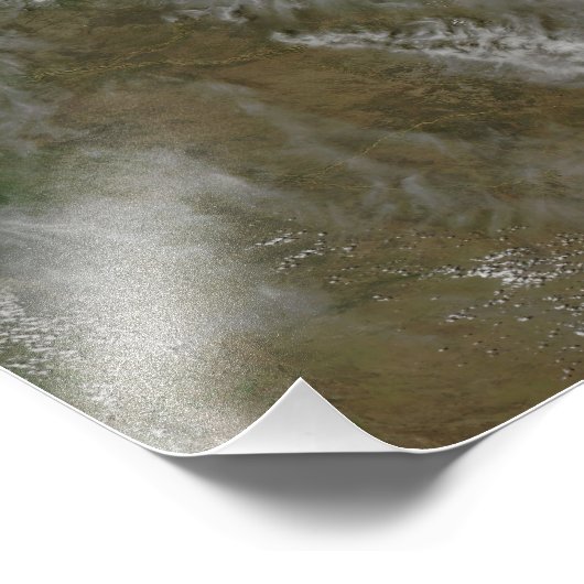 Cyclone Ingrid Foto Afdruk (Hoek)