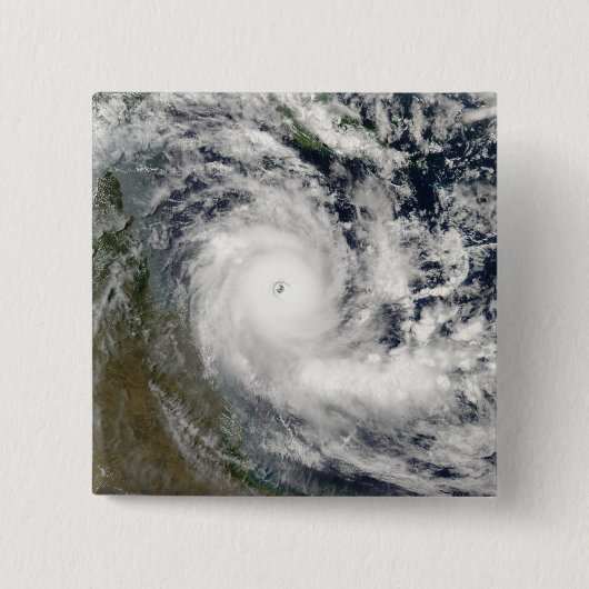 Cyclone Ingrid Vierkante Button 5,1 Cm (Voorkant)