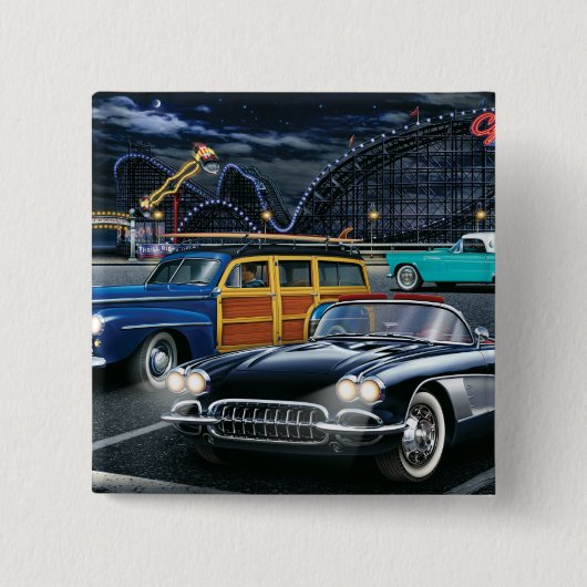 Cyclone Racer 2 Vierkante Button 5,1 Cm (Voorkant)