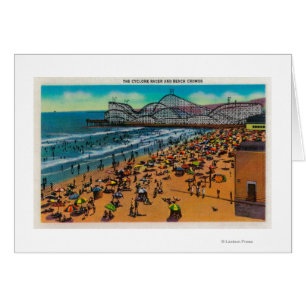 Cyclone Racer et Beach Crowds, Long Beach