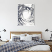 Cyclone Rene over het zuidelijke deel van de Still Canvas Afdruk (Insitu (Slaapkamer))