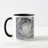 Cyclone Rene over het zuidelijke deel van de Still Mok (Links)