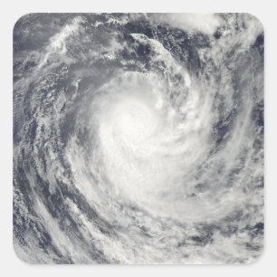 Cyclone Rene over het zuidelijke deel van de Still Vierkante Sticker