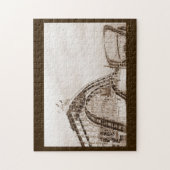 Cyclone Rollercoaster Jigsaw Puzzle (Vertical)