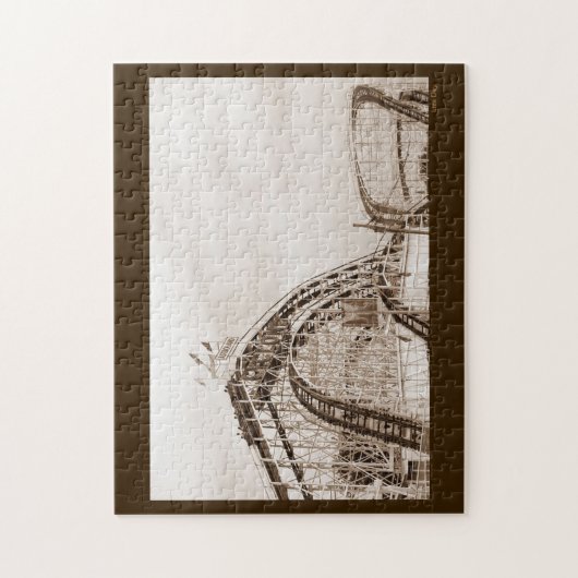 Cyclone Rollercoaster Jigsaw Puzzle (Vertical)