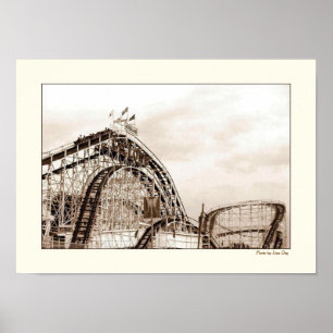Cyclone Rollerkuster Poster
