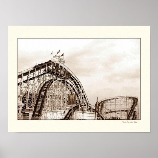 Cyclone Rollerkuster Poster (Voorkant)