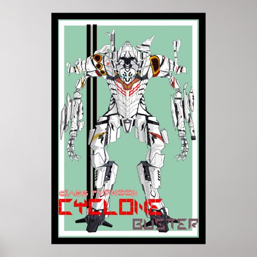 cycloon mecha-robot poster (Voorkant)