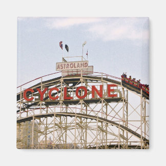 Cycloon Roller Onderzetter - Coney Island, NYC mag Magneet