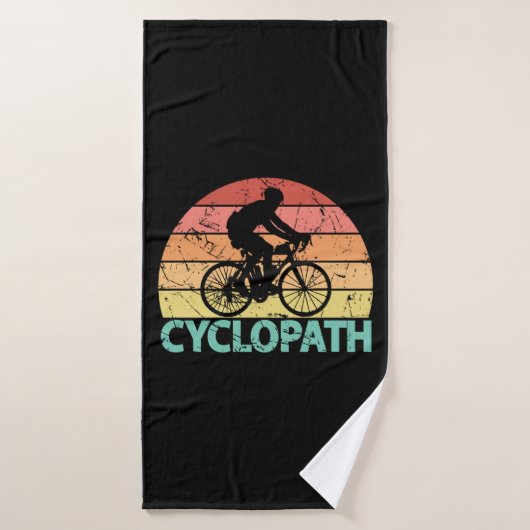 Cyclopath drôle Cyclisme (Serviette de bain)