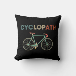 Cyclopath Funny Bicycle Cyclist Humor Kussen