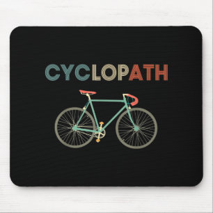 Cyclopath Funny Bicycle Cyclist Humor Muismat