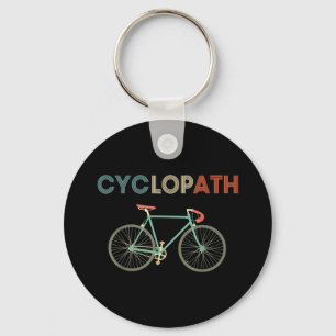Cyclopath Funny Bicycle Cyclist Humor Sleutelhanger