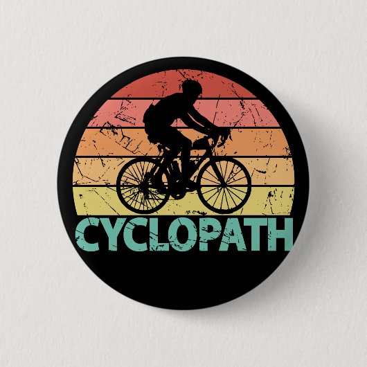 Cyclopath Funny Cycling Ronde Button 5,7 Cm (Voorkant)
