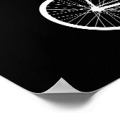 Cyclopath Funny Gift for Cyclists and Bikers Poster (Hoek)