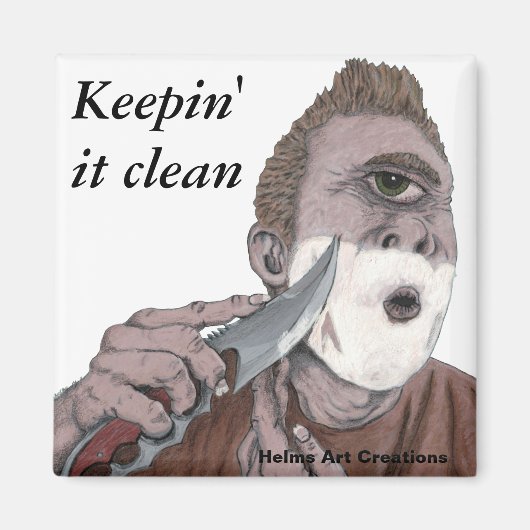 Cyclops grecs Couteau Rasoir Magnets (Devant)